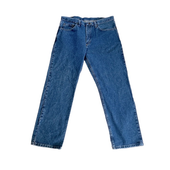 Wrangler Men’s Regular Fit Cotton Blue Denim Jeans size 36x29 - Picture 1 of 14